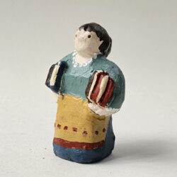 La libraire qui porte des livres